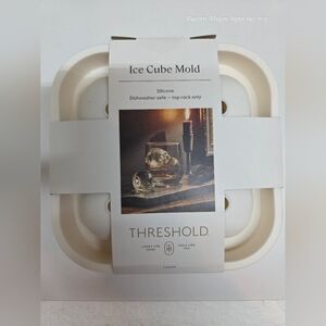 Threshold Cream Silicone Ice Cube Tray